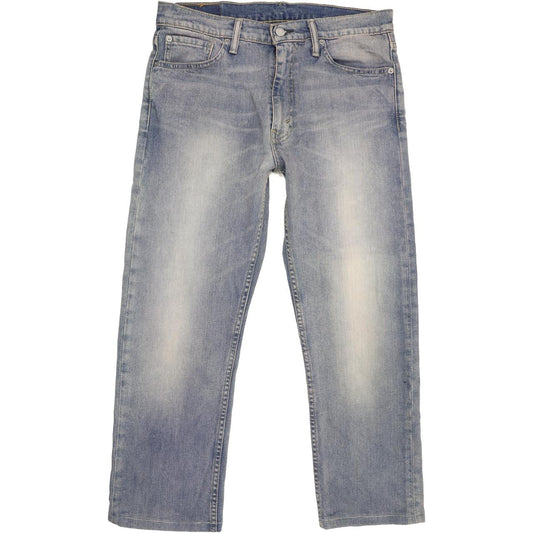 Levi's 513 Men Blue Straight Slim Stretch Jeans W32 L25