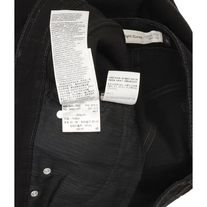 Levi's Slight Curve Women Black Straight Regular Stretch Jeans W33 L29