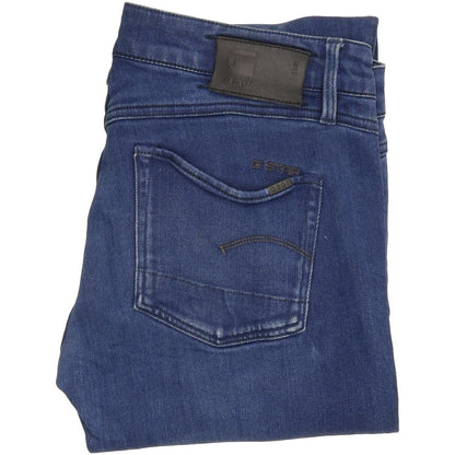 G-Star 3301 Women Blue Skinny Slim Jeans W29 L30