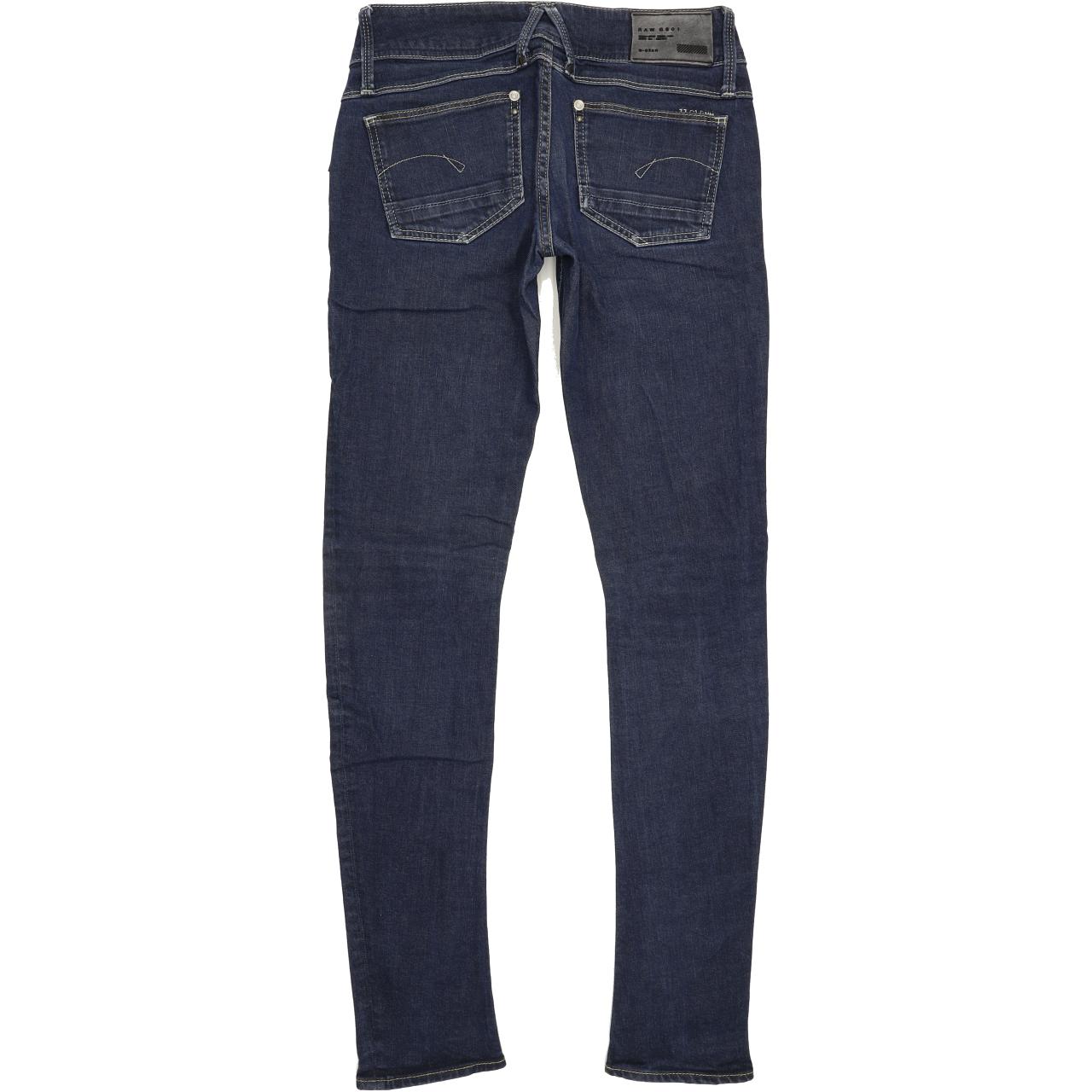 G-Star Lynn Women Blue Skinny Slim Stretch Jeans W28 L31