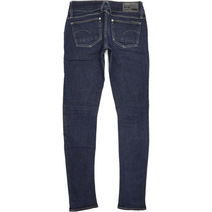 G-Star Lynn Women Blue Skinny Slim Stretch Jeans W28 L31