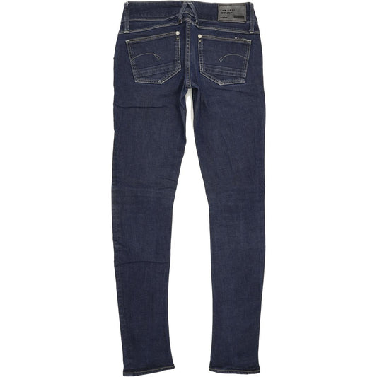 G-Star Lynn Women Blue Skinny Slim Stretch Jeans W28 L31
