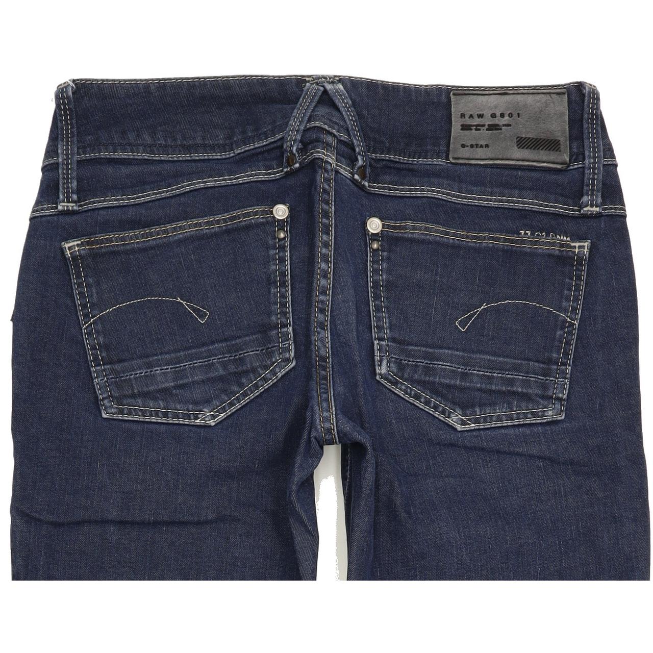 G-Star Lynn Women Blue Skinny Slim Stretch Jeans W28 L31