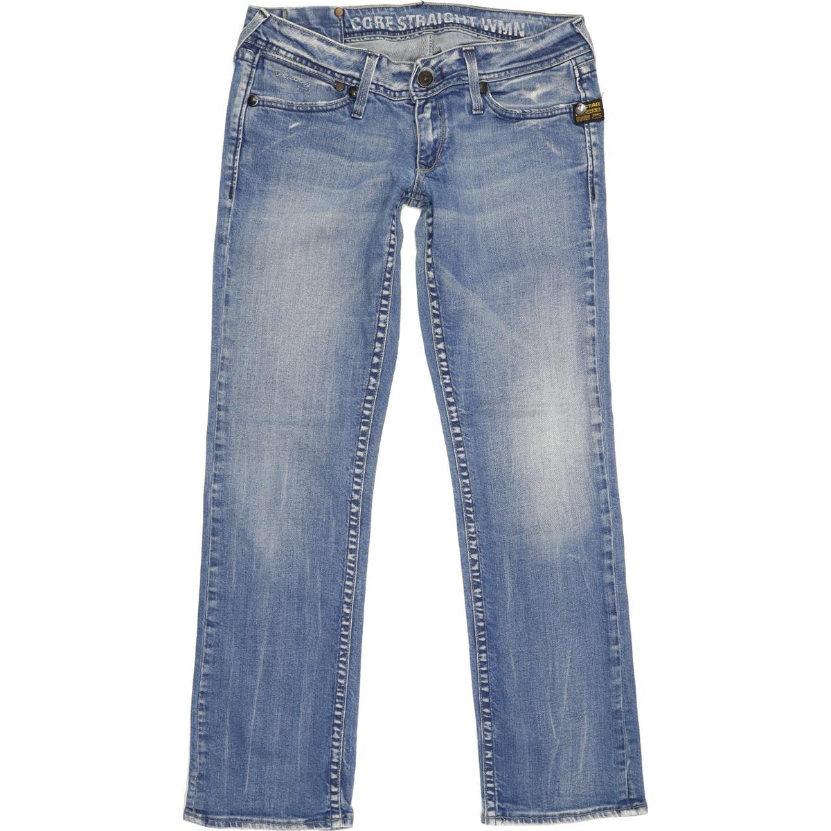 G-Star Core Women Blue Straight Slim Jeans W28 L28