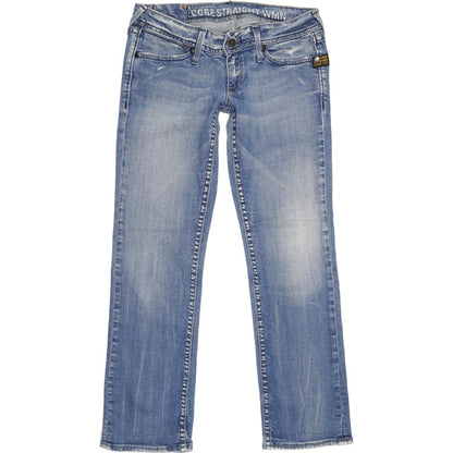 G-Star Core Women Blue Straight Slim Jeans W28 L28