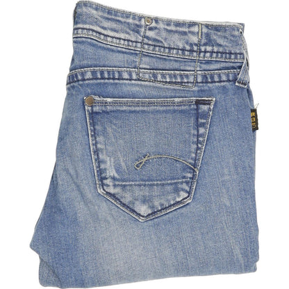 G-Star Core Women Blue Straight Slim Jeans W28 L28