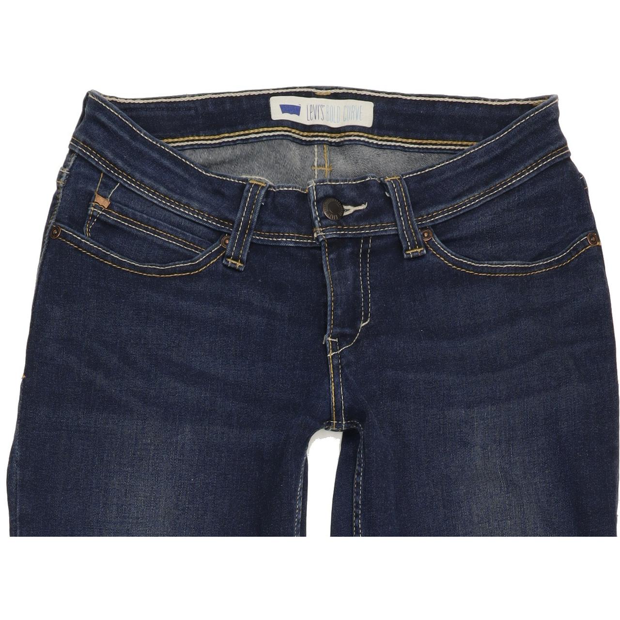 Levi's Bold Curve Women Blue Skinny Slim Stretch Jeans W26 L32