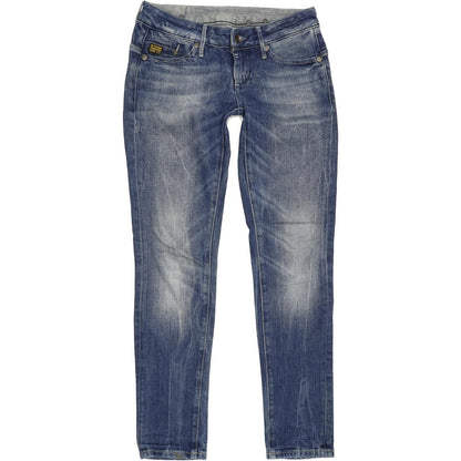 G-Star Midge Women Blue Skinny Slim Stretch Jeans W26 L29