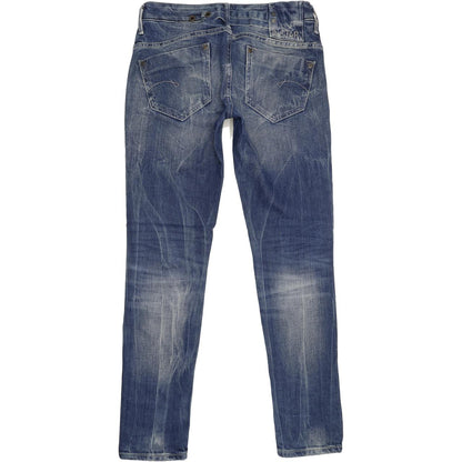 G-Star Midge Women Blue Skinny Slim Stretch Jeans W26 L29