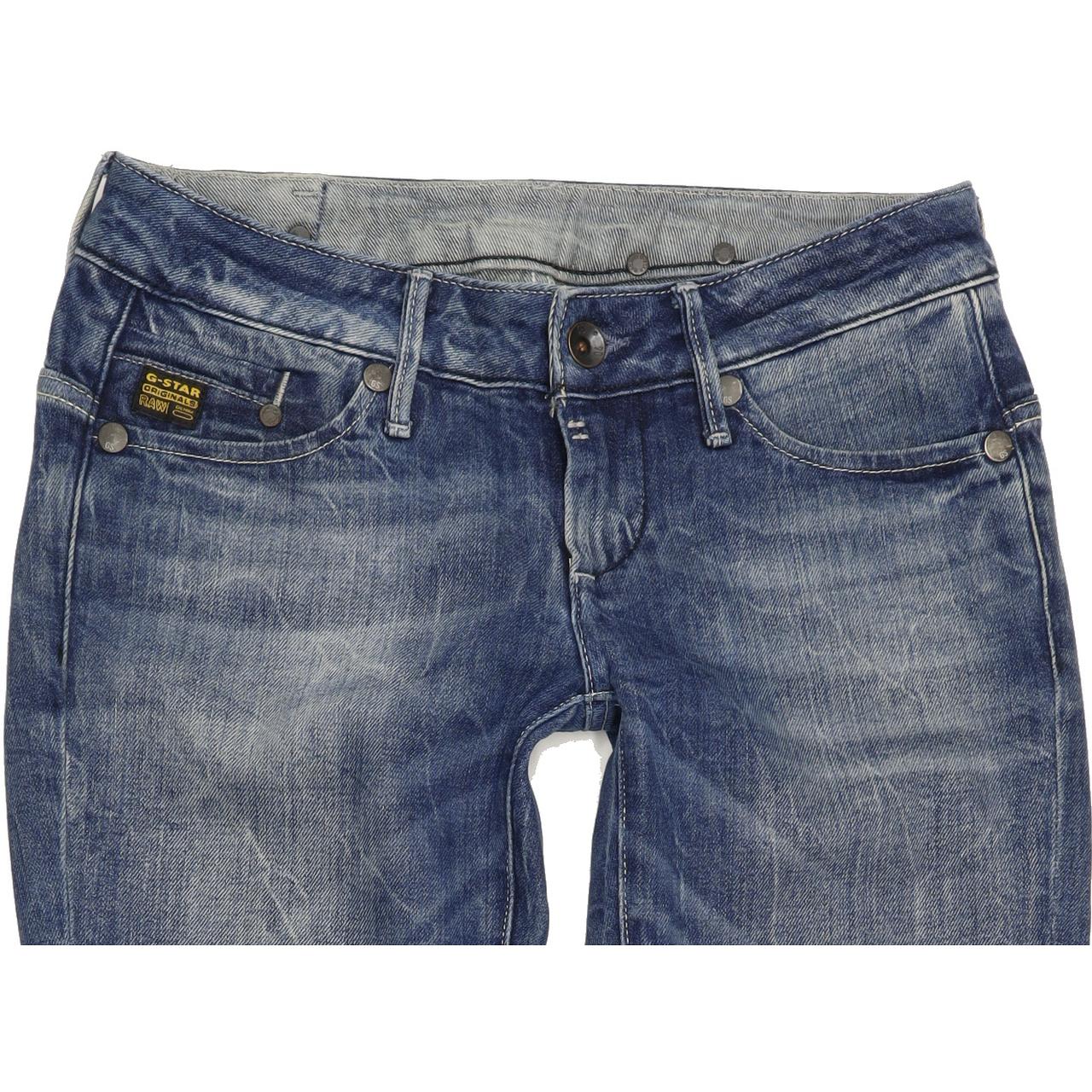G-Star Midge Women Blue Skinny Slim Stretch Jeans W26 L29