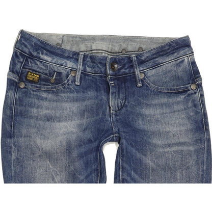 G-Star Midge Women Blue Skinny Slim Stretch Jeans W26 L29