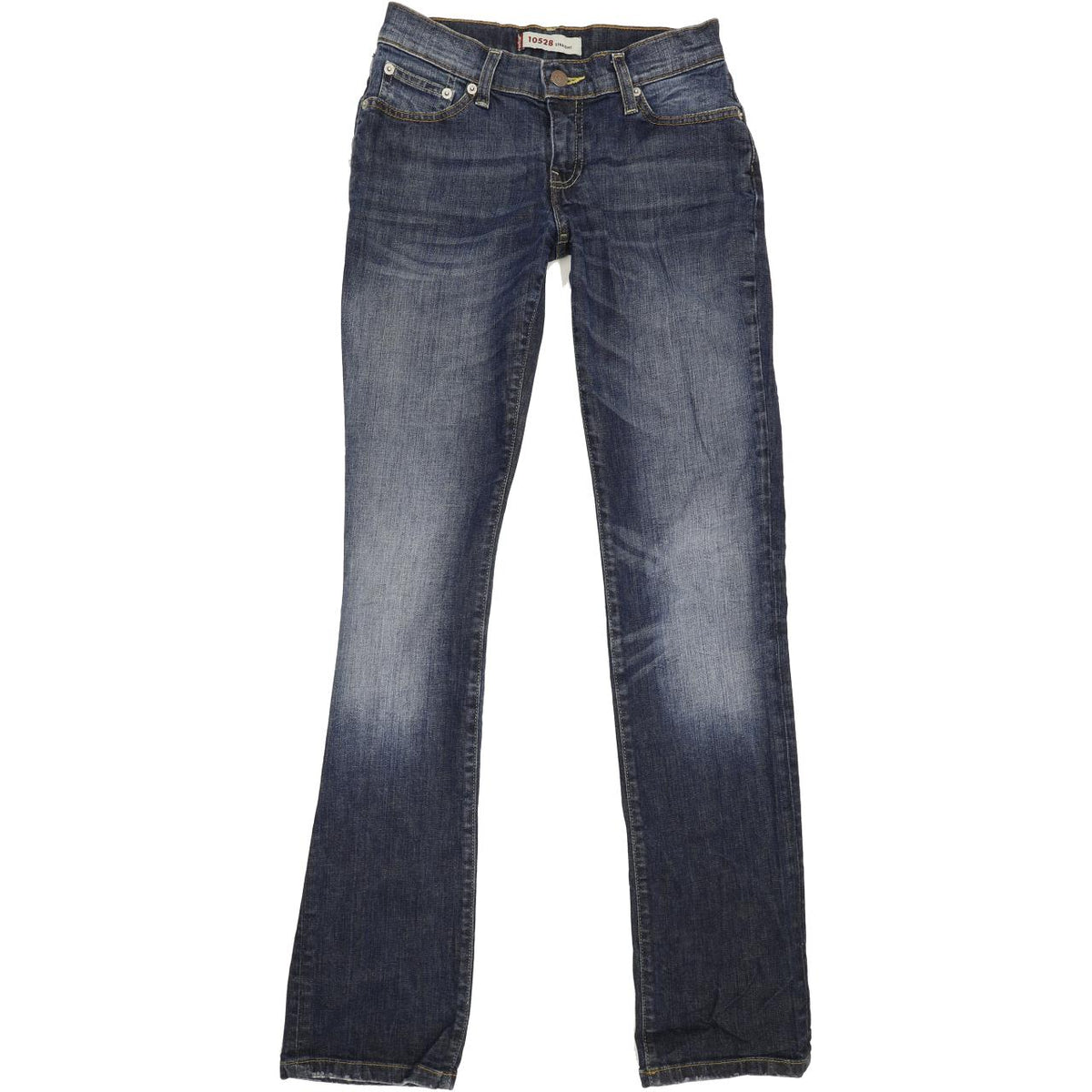 Levi's 528 Women Blue Straight Slim Stretch Jeans W27 L33