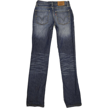 Levi's 528 Women Blue Straight Slim Stretch Jeans W27 L33