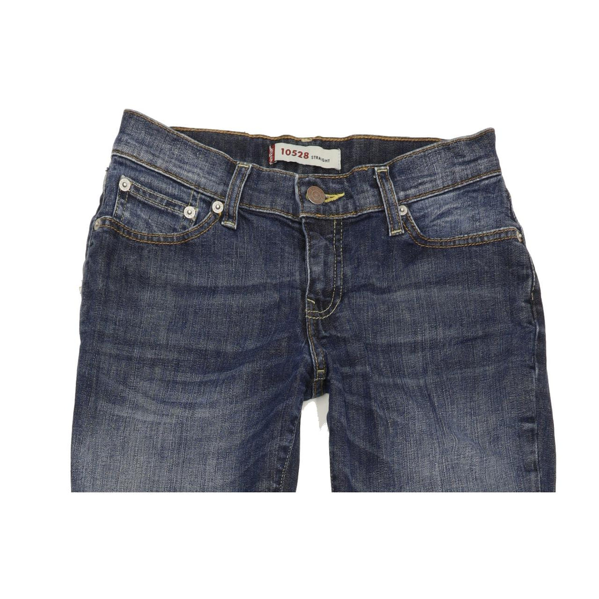 Levi's 528 Women Blue Straight Slim Stretch Jeans W27 L33