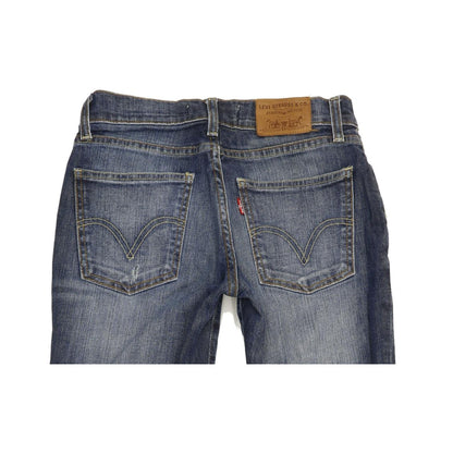 Levi's 528 Women Blue Straight Slim Stretch Jeans W27 L33