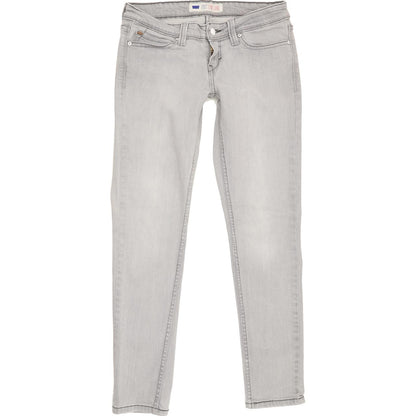 Levi's Demi Curve Women Grey Skinny Slim Stretch Jeans W27 L28