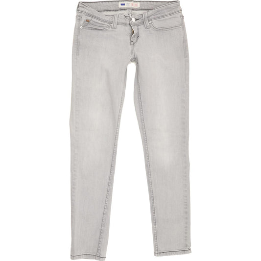 Levi's Demi Curve Women Grey Skinny Slim Stretch Jeans W27 L28
