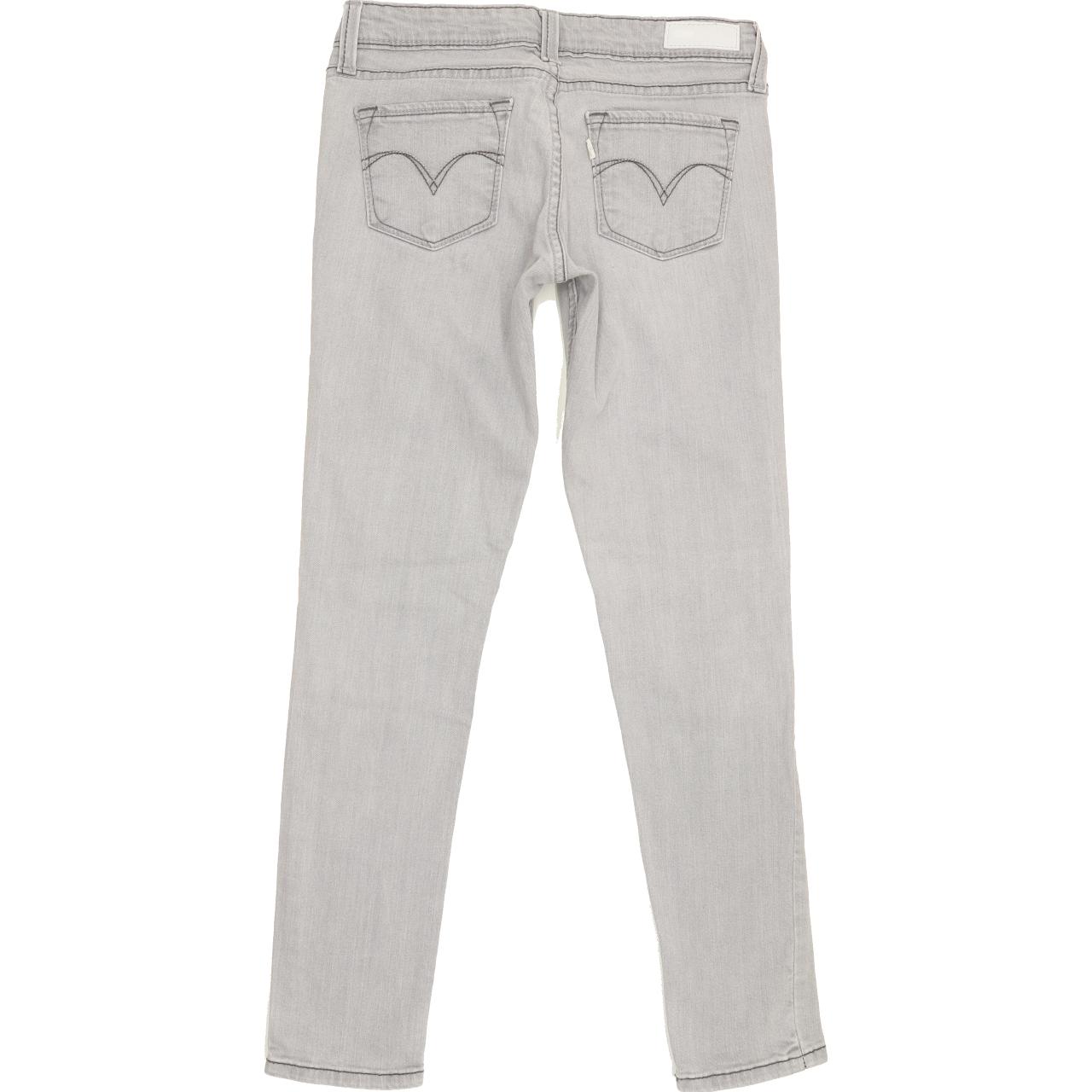 Levi's Demi Curve Women Grey Skinny Slim Stretch Jeans W27 L28