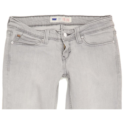 Levi's Demi Curve Women Grey Skinny Slim Stretch Jeans W27 L28