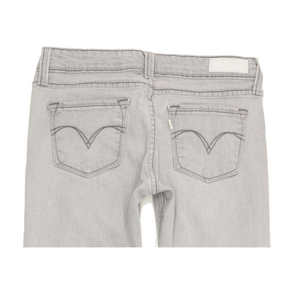 Levi's Demi Curve Women Grey Skinny Slim Stretch Jeans W27 L28