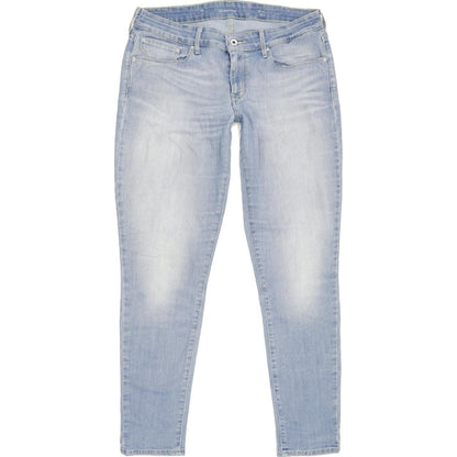 G-Star Demi Curve Women Blue Skinny Slim Jeans W30 L29