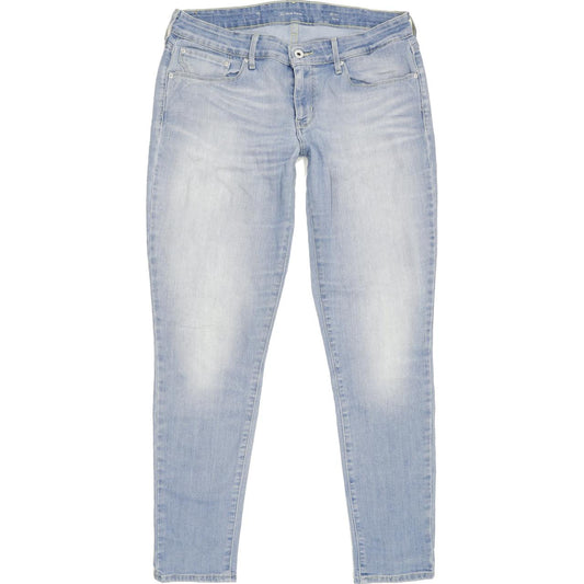 G-Star Demi Curve Women Blue Skinny Slim Jeans W30 L29
