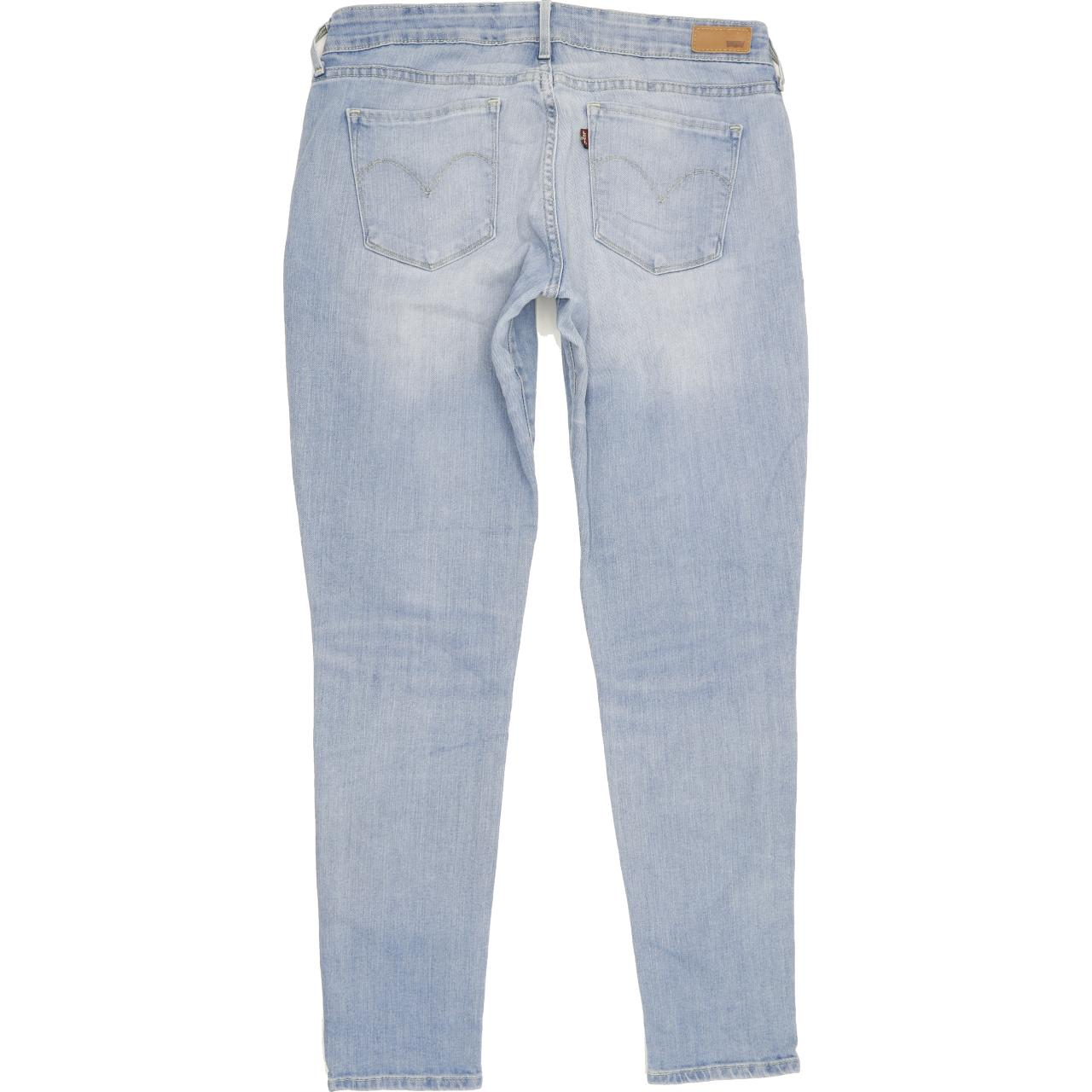 G-Star Demi Curve Women Blue Skinny Slim Jeans W30 L29