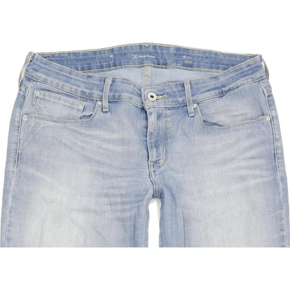 G-Star Demi Curve Women Blue Skinny Slim Jeans W30 L29
