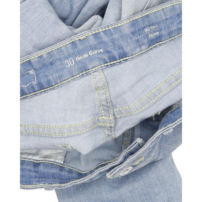 G-Star Demi Curve Women Blue Skinny Slim Jeans W30 L29