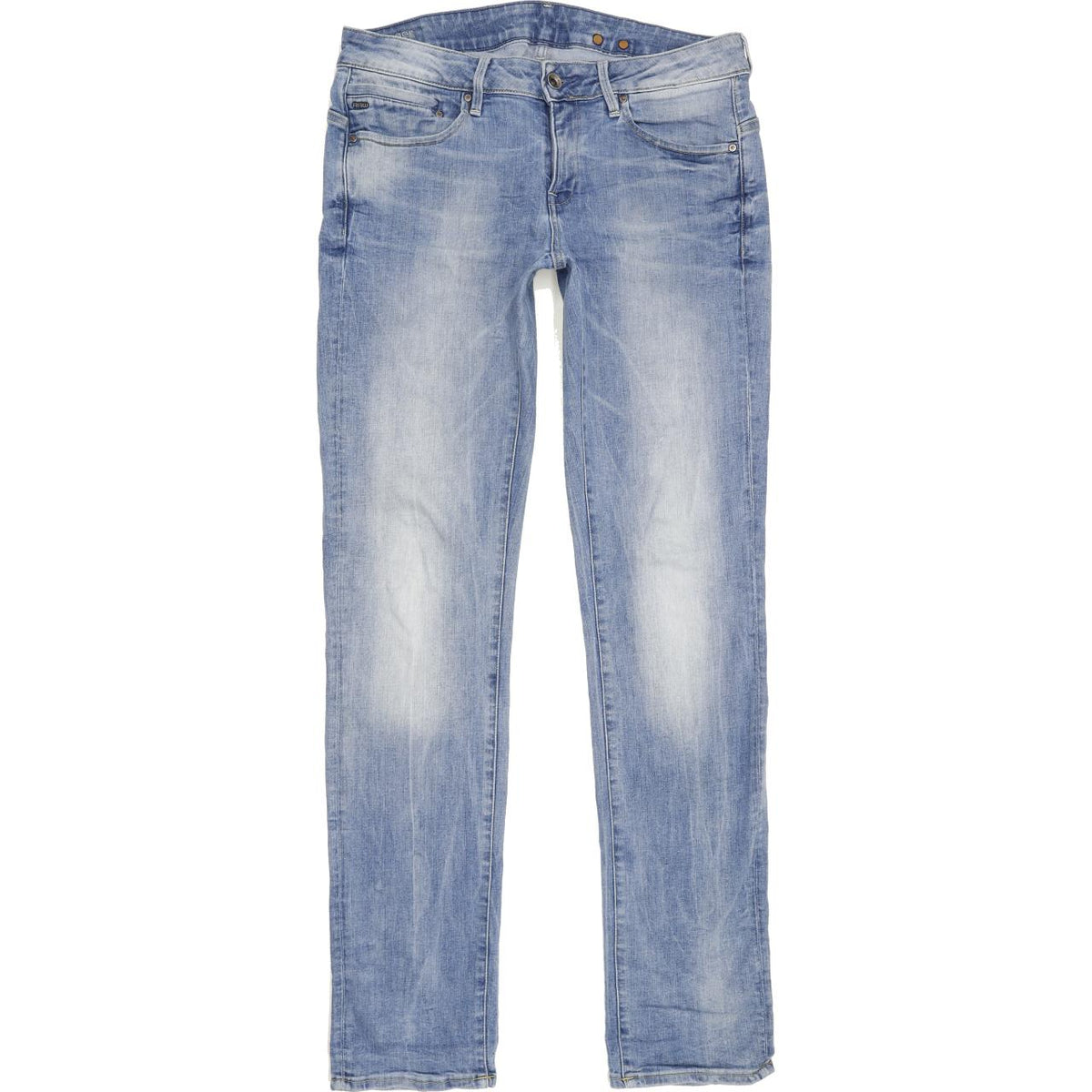 G-Star Midge Women Blue Straight Slim Stretch Jeans W31 L33