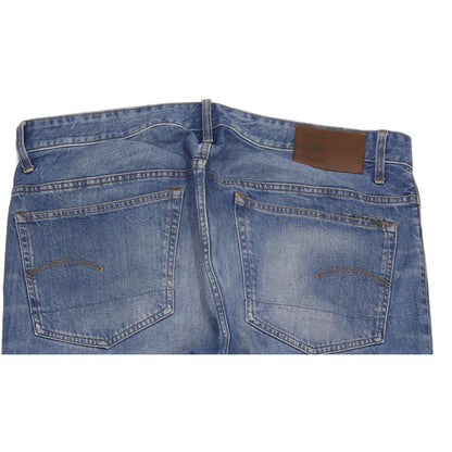 G-Star 3301 Men Blue Straight Relaxed Jeans W39 L31