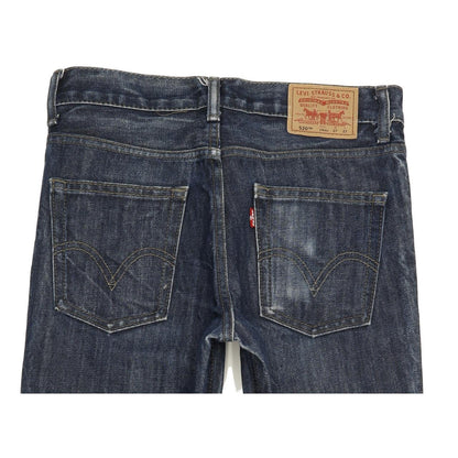 Levi's 520 Men Blue Tapered Slim Jeans W27 L29