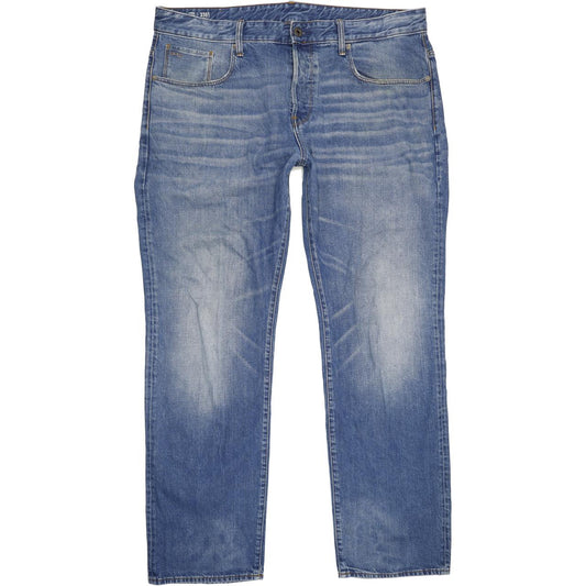 G-Star 3301 Men Blue Straight Relaxed Jeans W39 L33