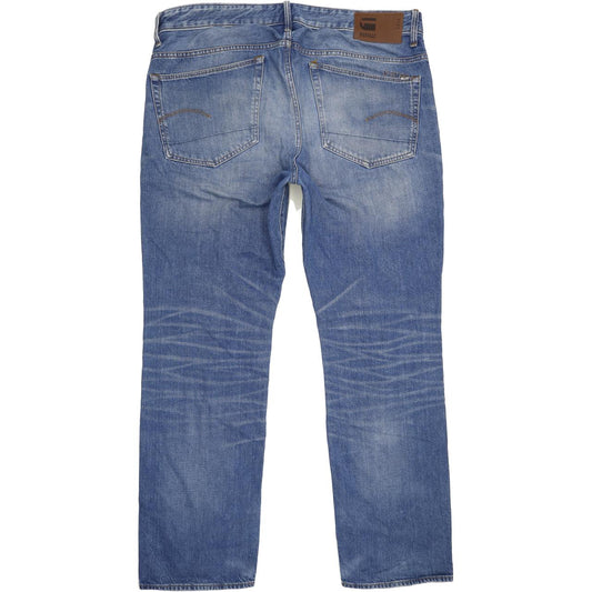 G-Star 3301 Men Blue Straight Relaxed Jeans W39 L33
