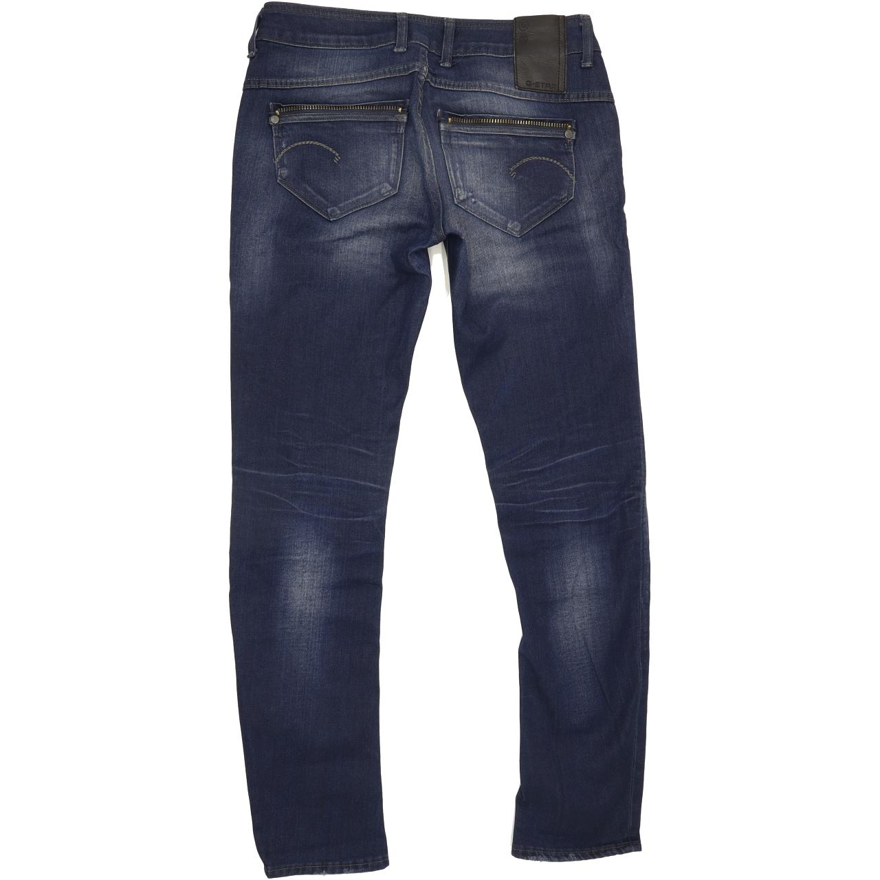 G-Star Midge Rover Women Blue Skinny Slim Stretch Jeans W28 L29