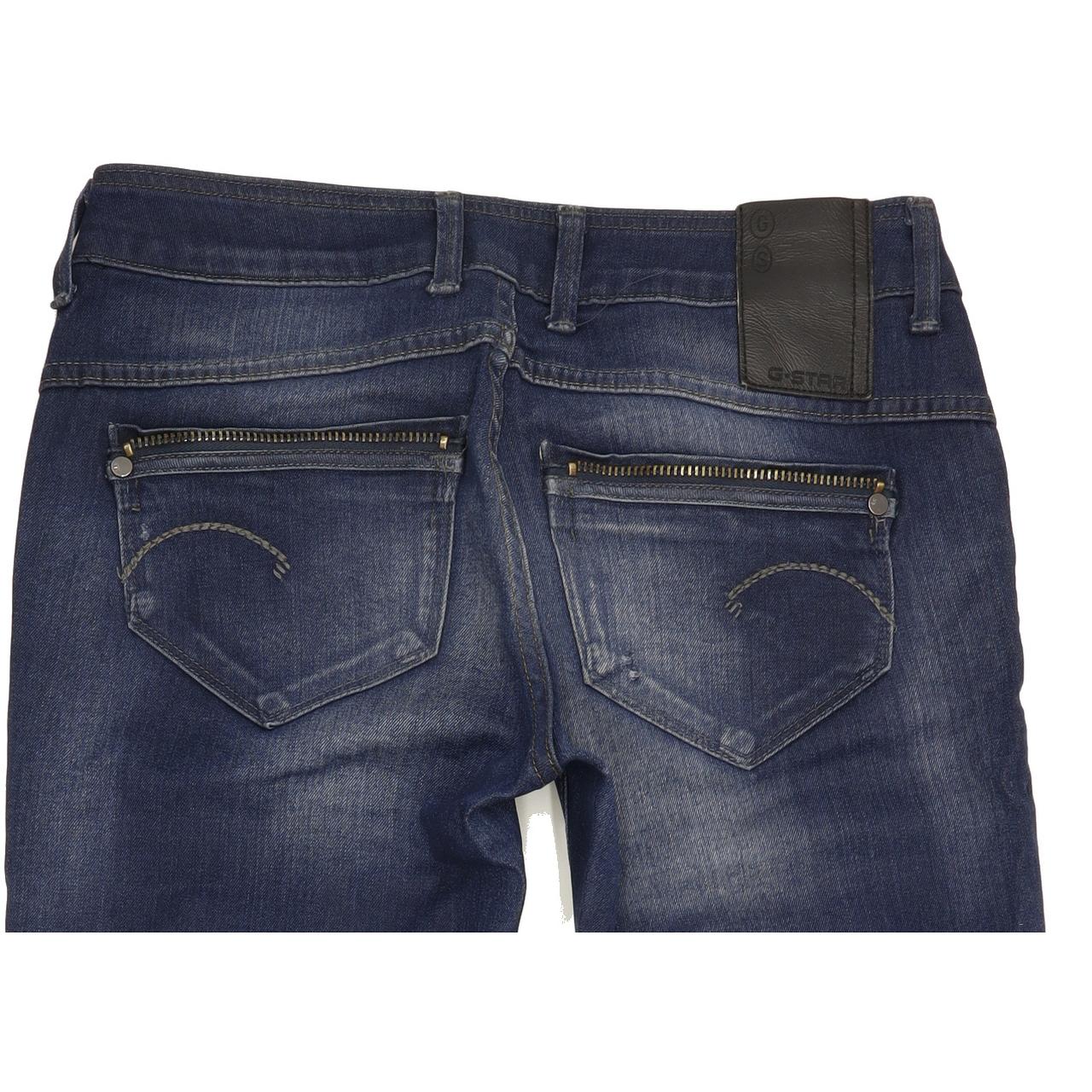 G-Star Midge Rover Women Blue Skinny Slim Stretch Jeans W28 L29