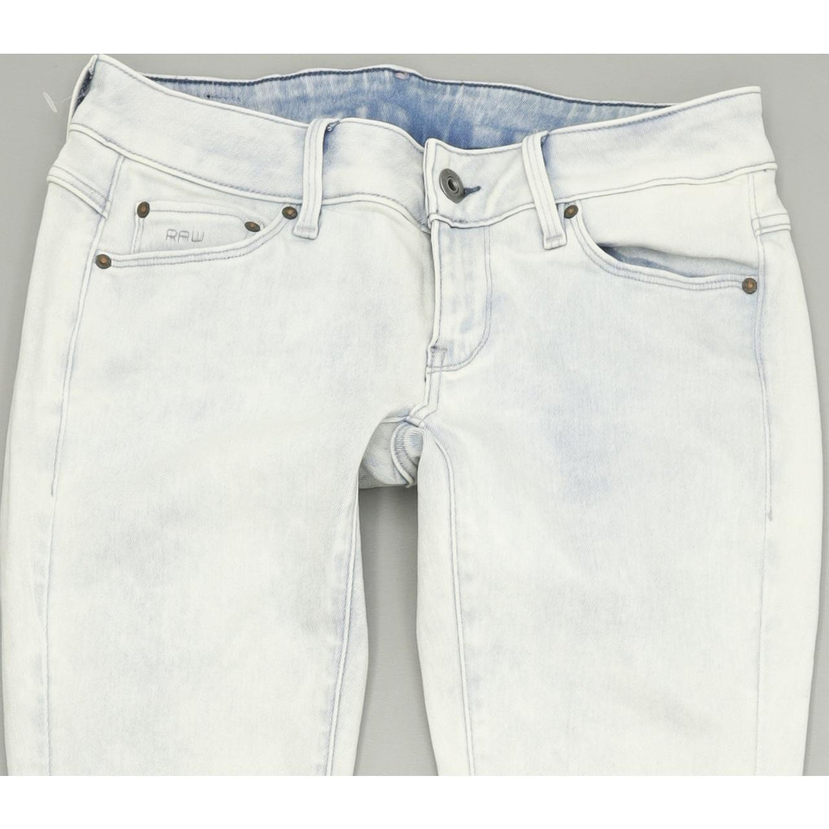 G-Star 3301 Women Blue Skinny Slim Stretch Jeans W25 L32