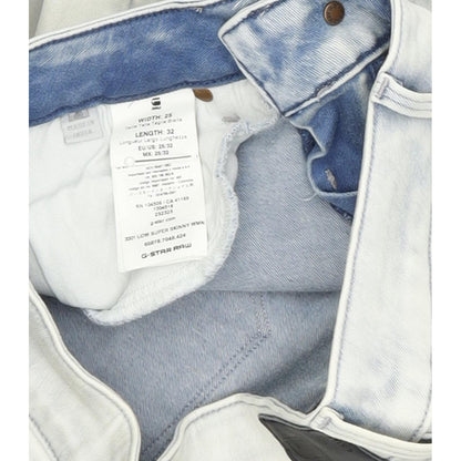 G-Star 3301 Women Blue Skinny Slim Stretch Jeans W25 L32