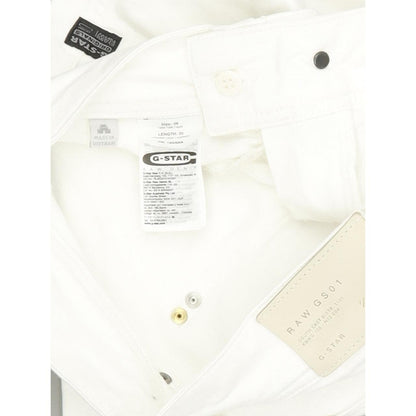G-Star Lynn Women White Tapered Slim Stretch Jeans W28 L30
