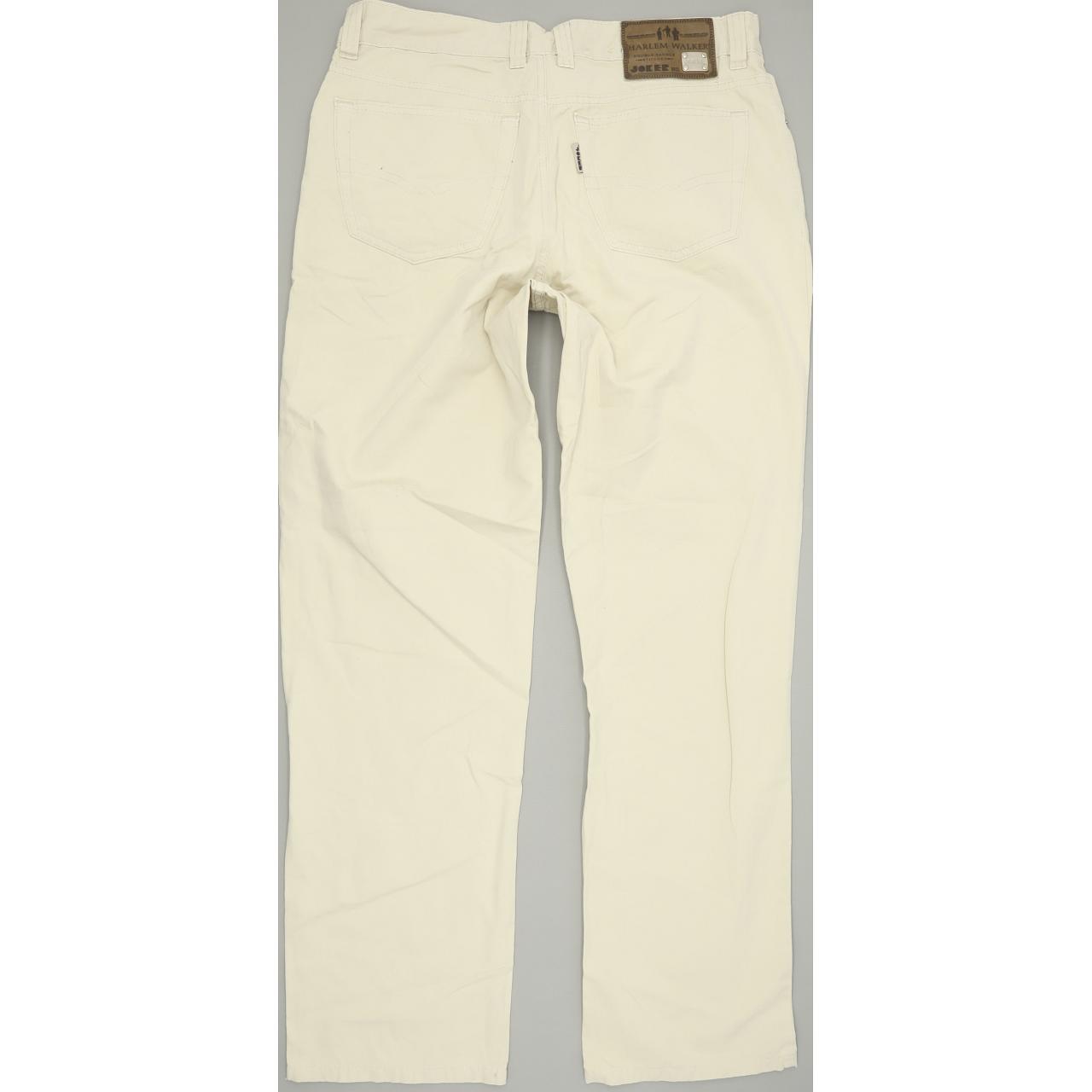 Joker Harlem Walker Men Beige Straight Regular Jeans W34 L32