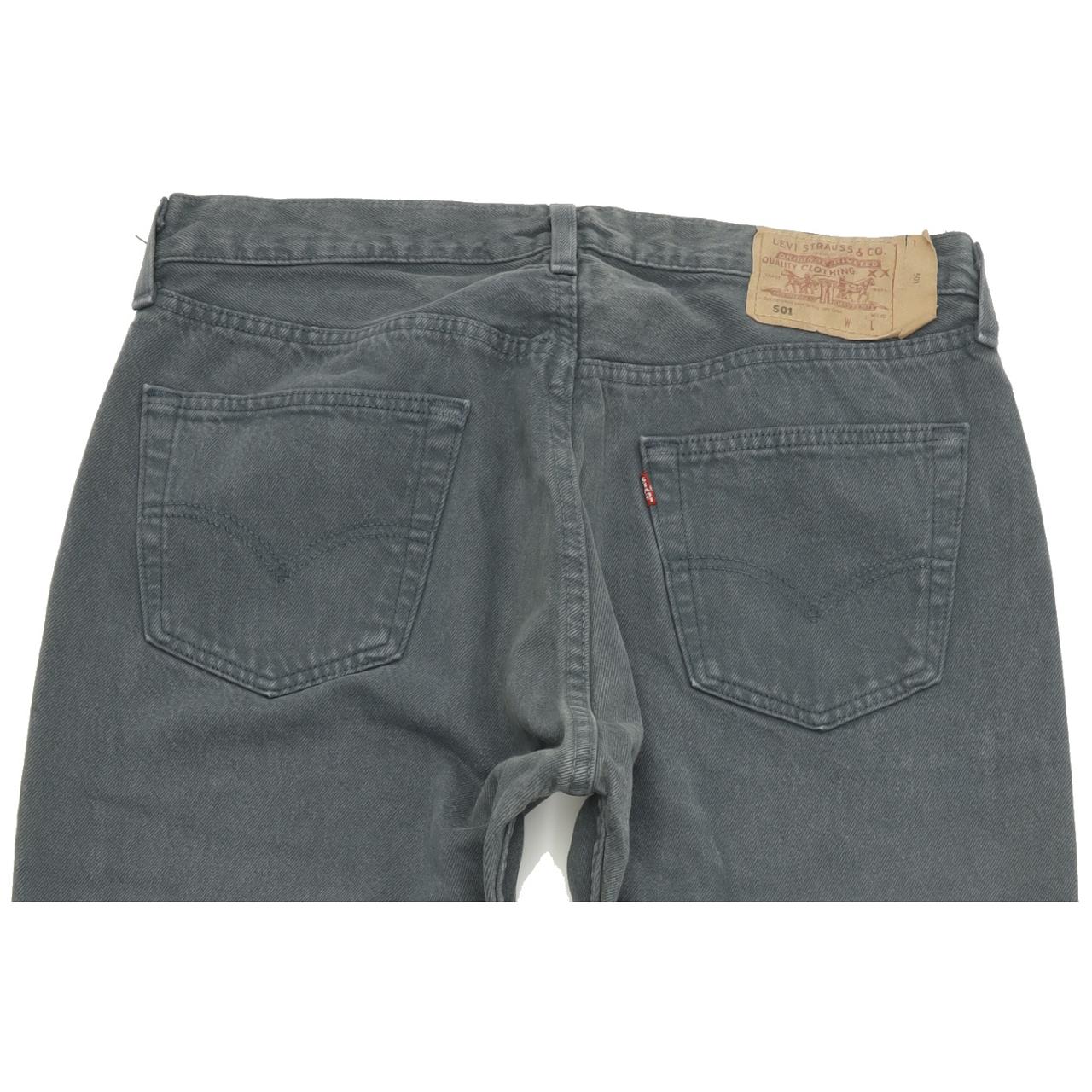 Levi's 501 Made in USA Blue Straight Regular Mom Jeans High Waisted W36 L34