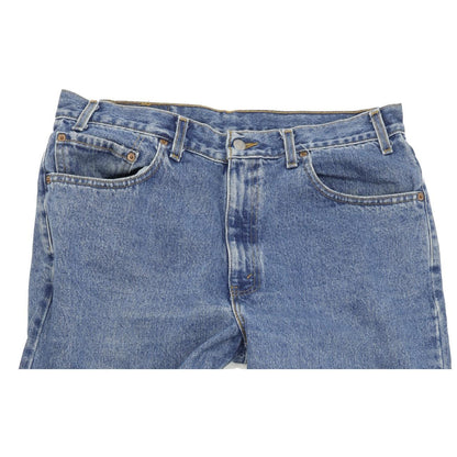 Levi's 550 Made in USA Blue Straight Relaxed Mom Jeans High Waisted W36 L30