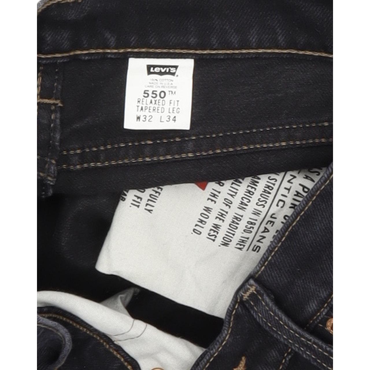 Levi's 550 Made in USA Blue Tapered Relaxed Mom Jeans High Waisted W32 L32