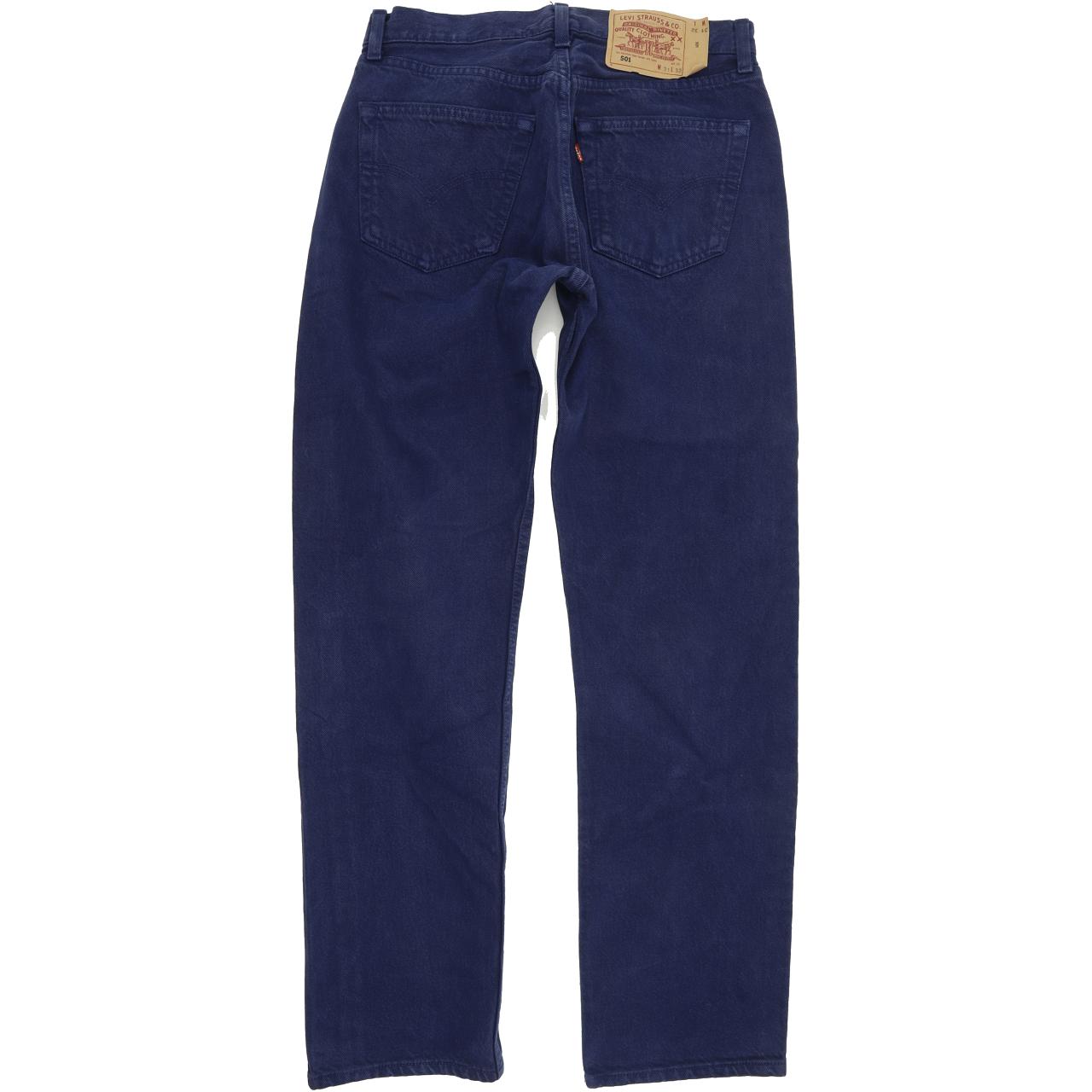Levi's 501 Made in USA Blue Straight Regular Mom Jeans High Waisted W31 L32