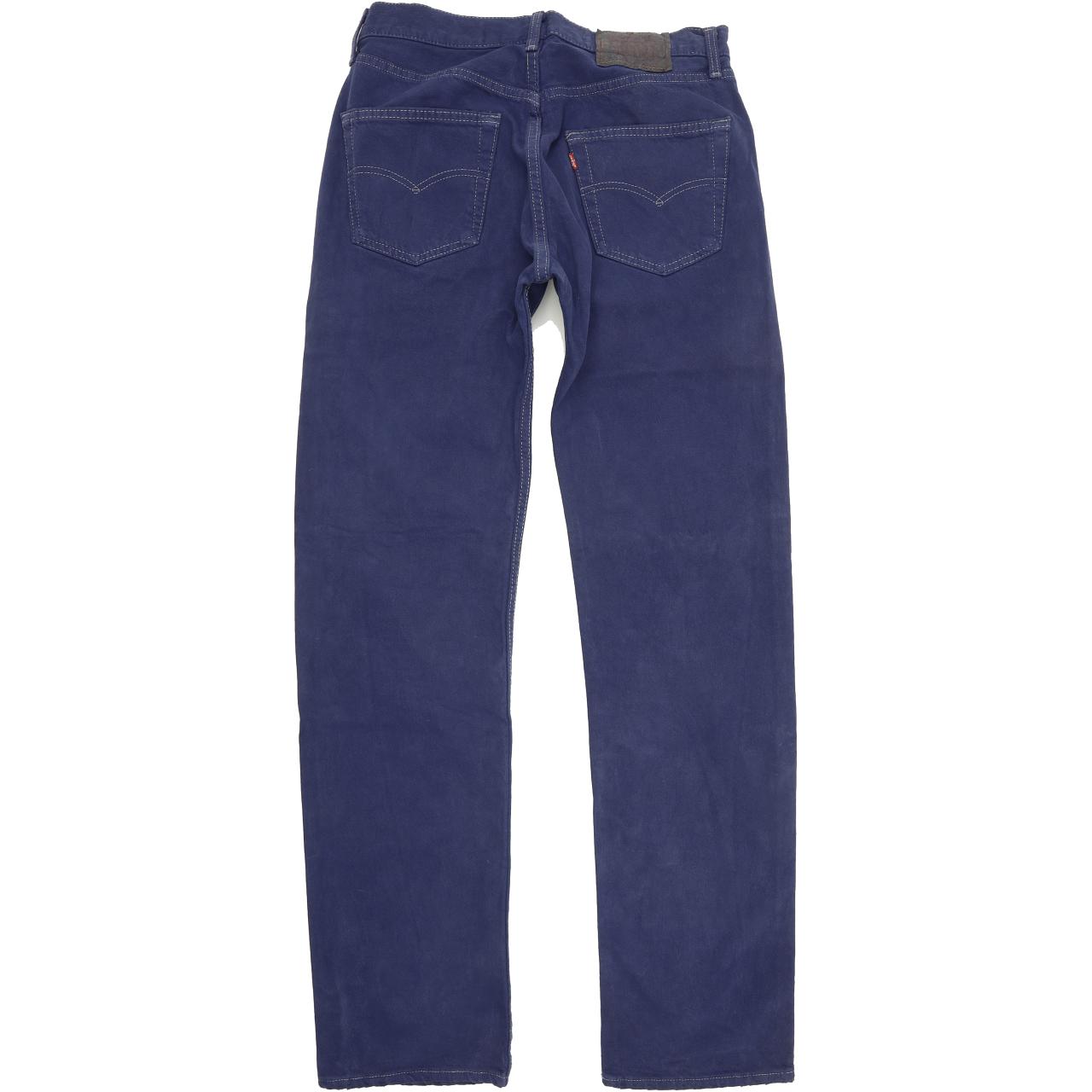 Levi's 501 Made in USA Blue Straight Regular Mom Jeans High Waisted W32 L34