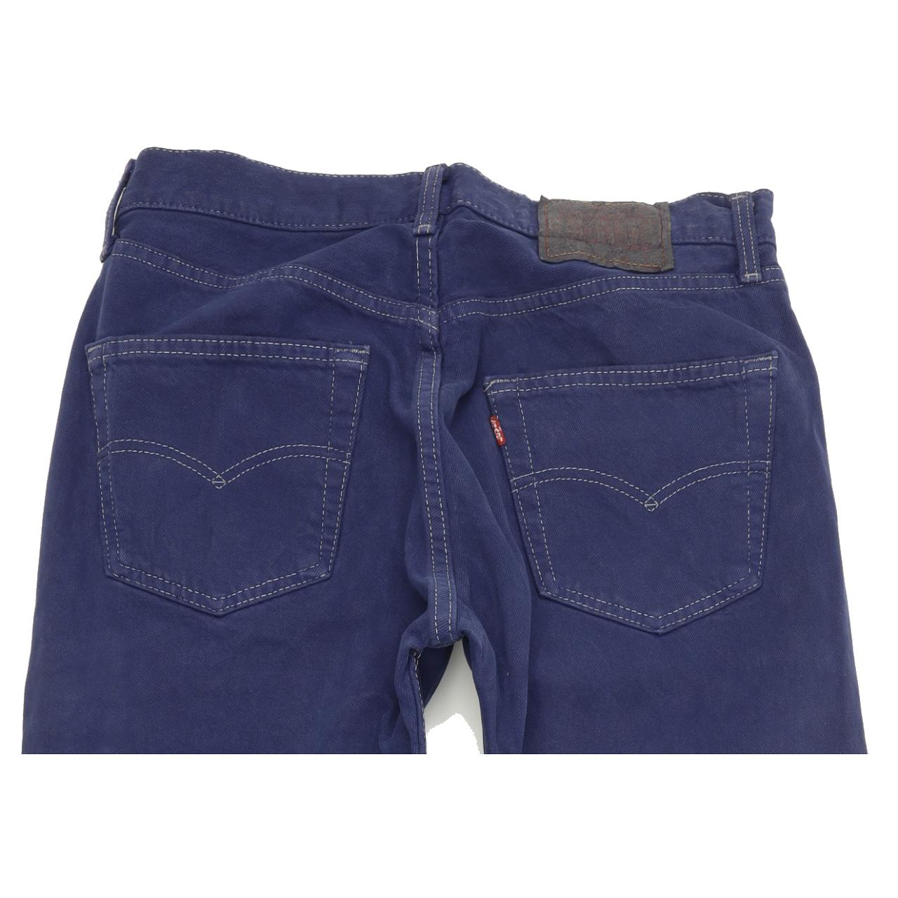 Levi's 501 Made in USA Blue Straight Regular Mom Jeans High Waisted W32 L34