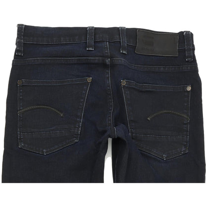 G-Star Defend Men Blue Straight Slim Stretch Jeans W31 L32