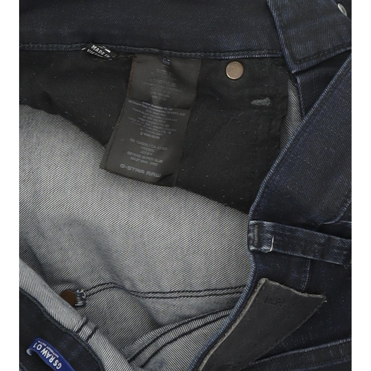G-Star Defend Men Blue Straight Slim Stretch Jeans W31 L32