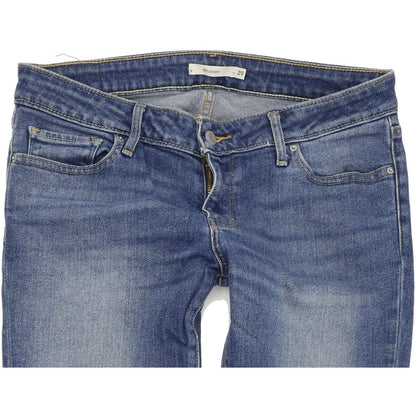 Levi's 711 Women Blue Skinny Slim Stretch Jeans W29 L34