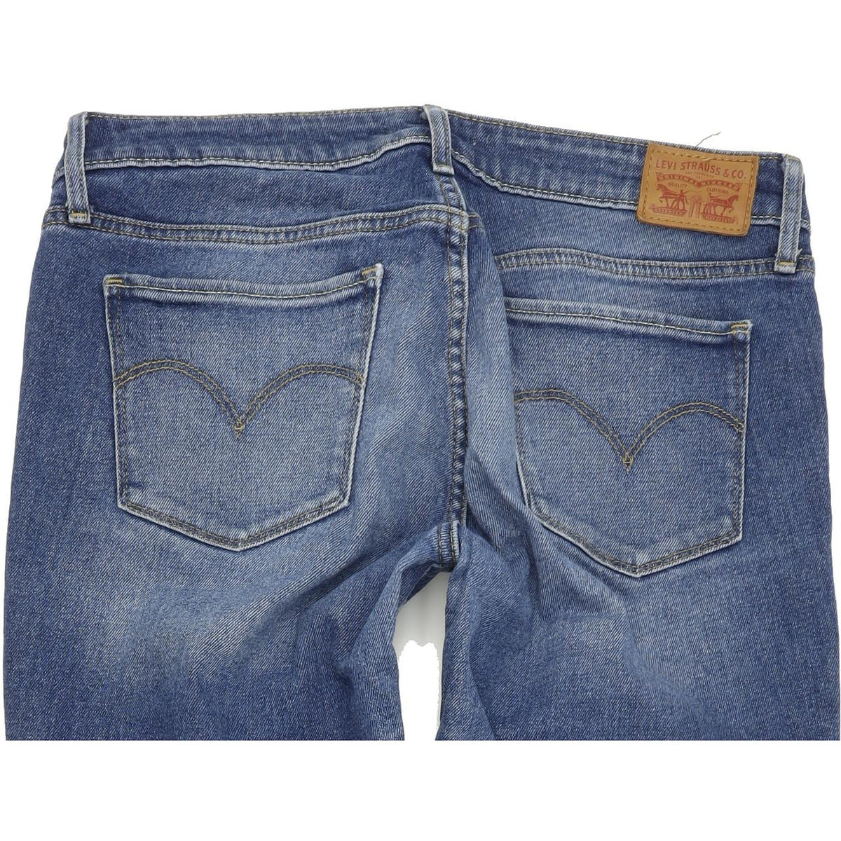 Levi's 711 Women Blue Skinny Slim Stretch Jeans W29 L34